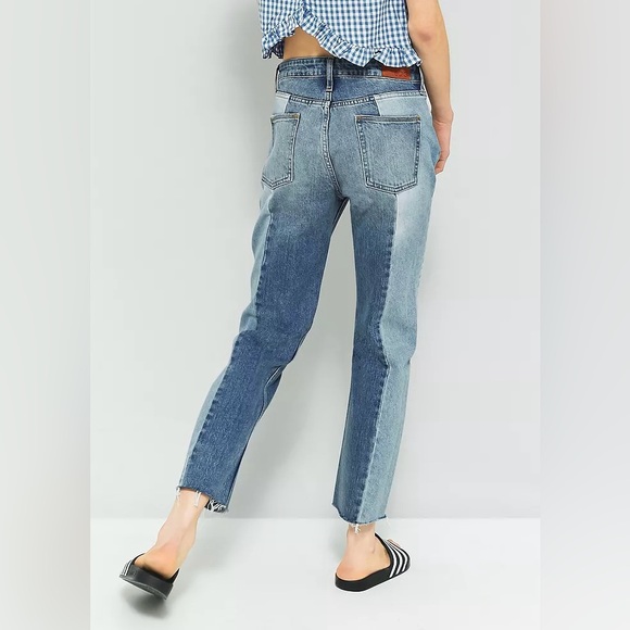 BDG Jessye Straight Leg Spliced Jeans - Picture 3 of 13